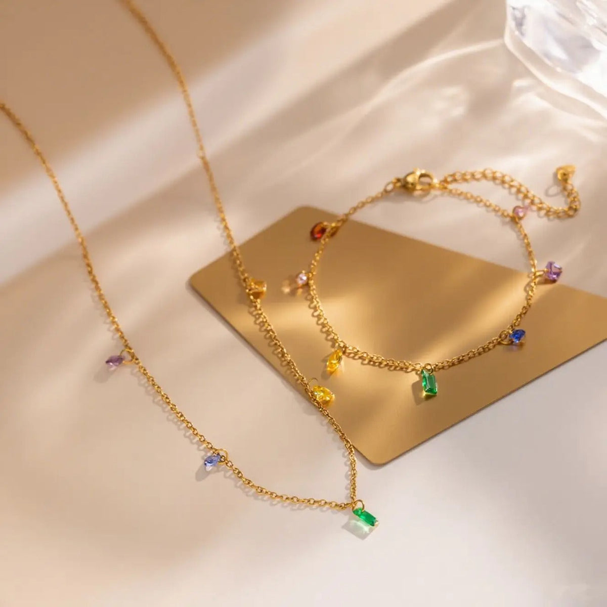 Rainbow Drip Necklace