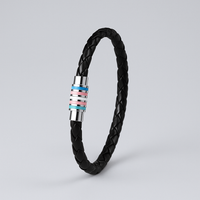 Transgender  Leather Bracelet
