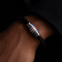 Transgender  Leather Bracelet