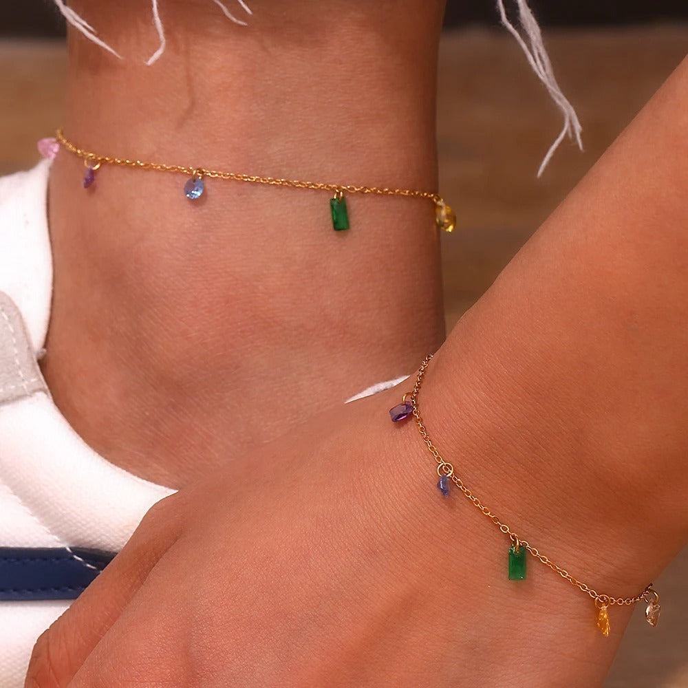 Rainbow Drip Bracelet