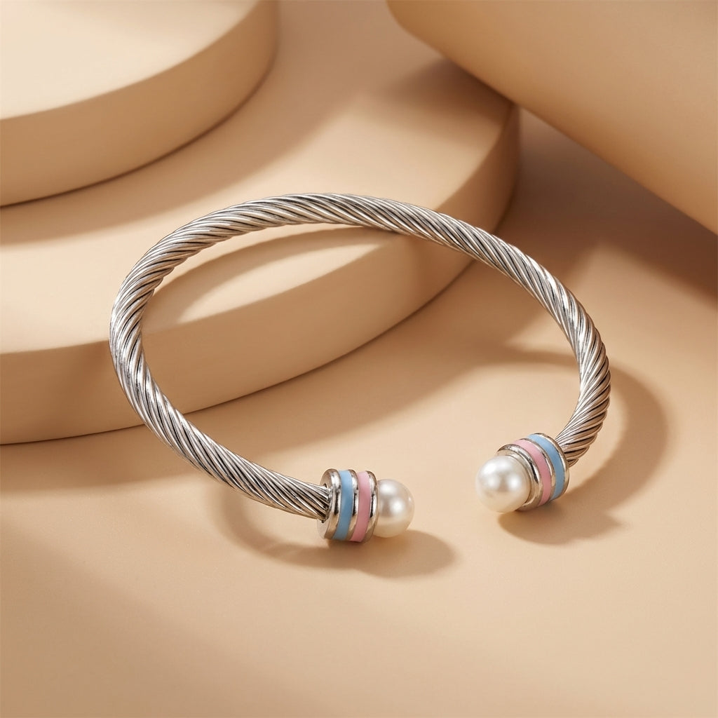 Trans Pearl Cuff