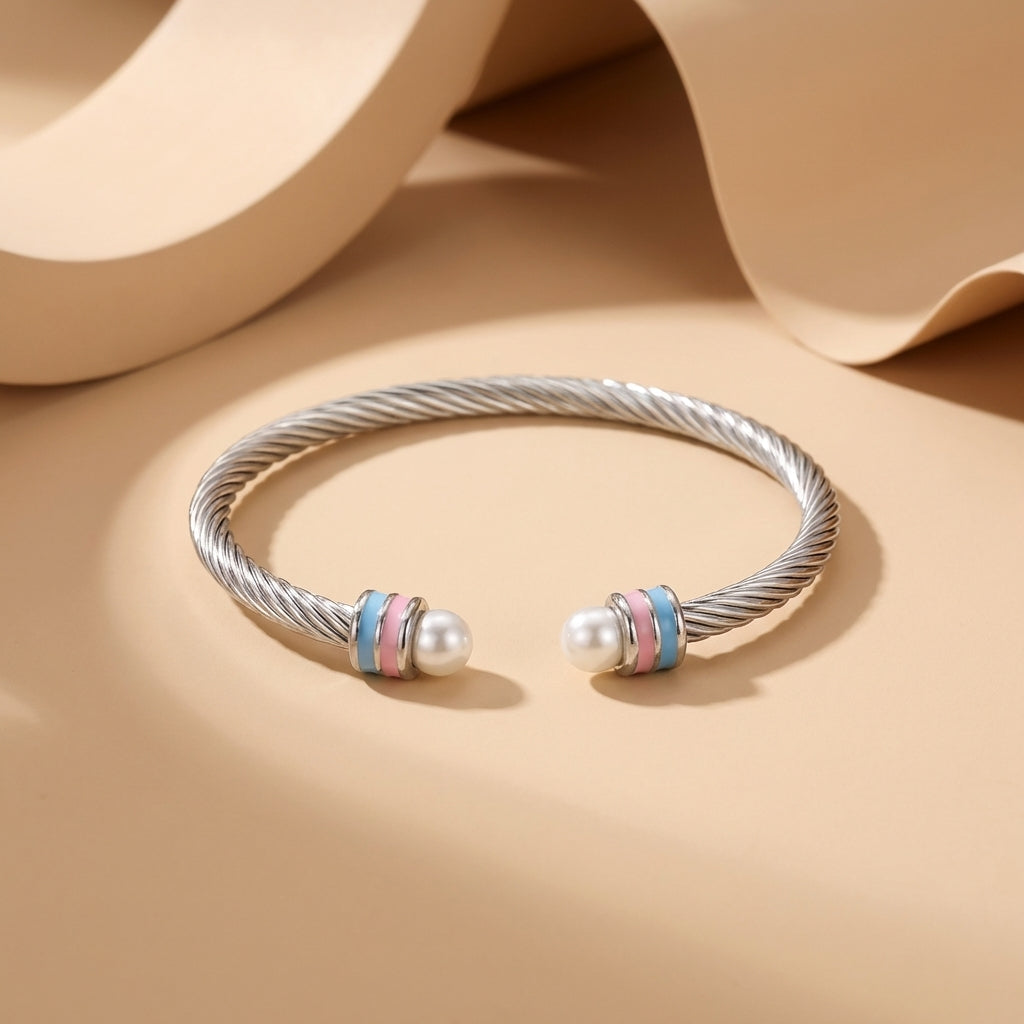 Trans Pearl Cuff
