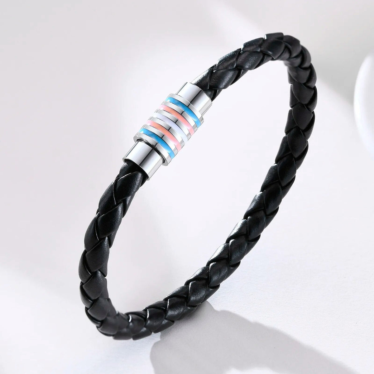Transgender  Leather Bracelet