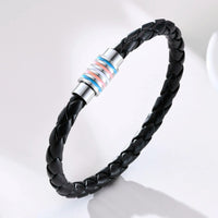 Transgender  Leather Bracelet
