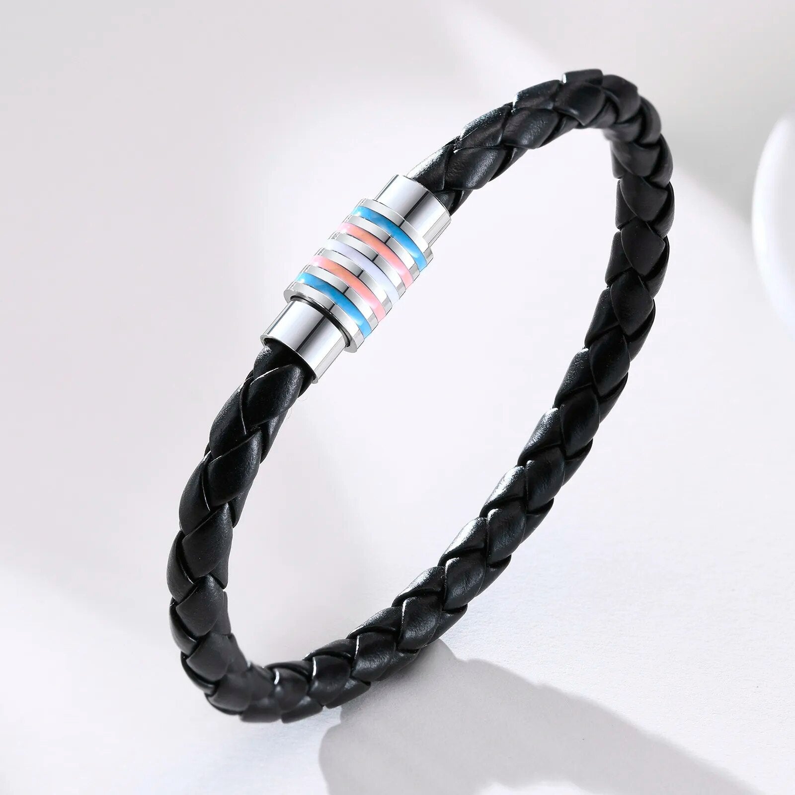 Transgender  Leather Bracelet