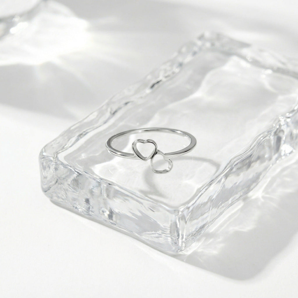 Twin Hearts Ring