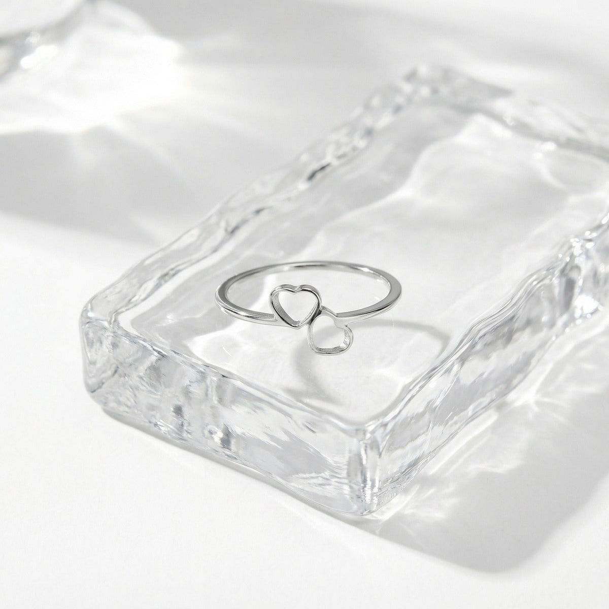 Twin Hearts Ring