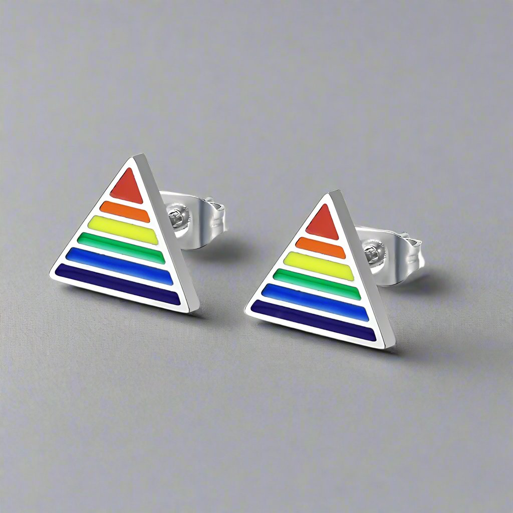 Identity Triangle Studs