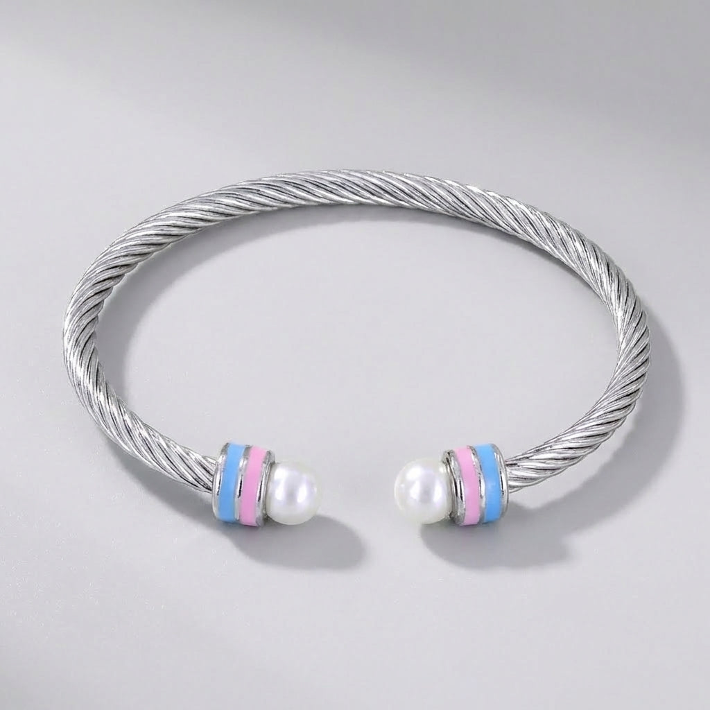 Trans Pearl Cuff