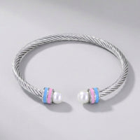 Trans Pearl Cuff