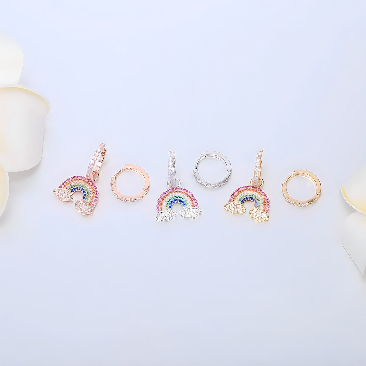 Sparkling Rainbow Earrings