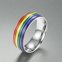 Titanium Rainbow Ring
