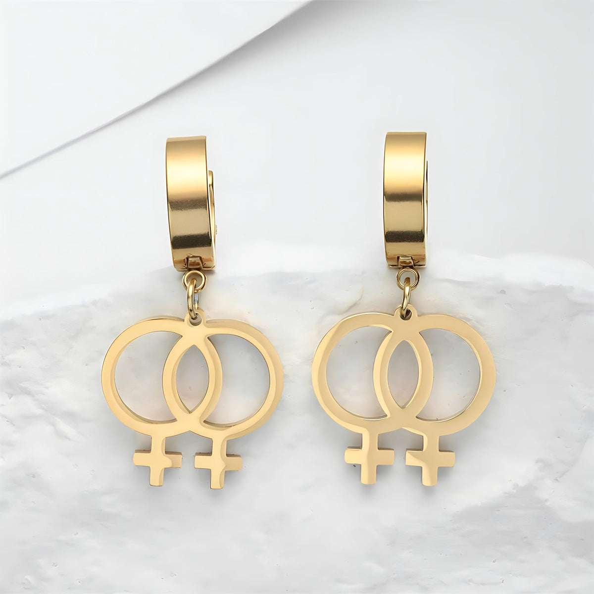 Lesbian Love Earrings