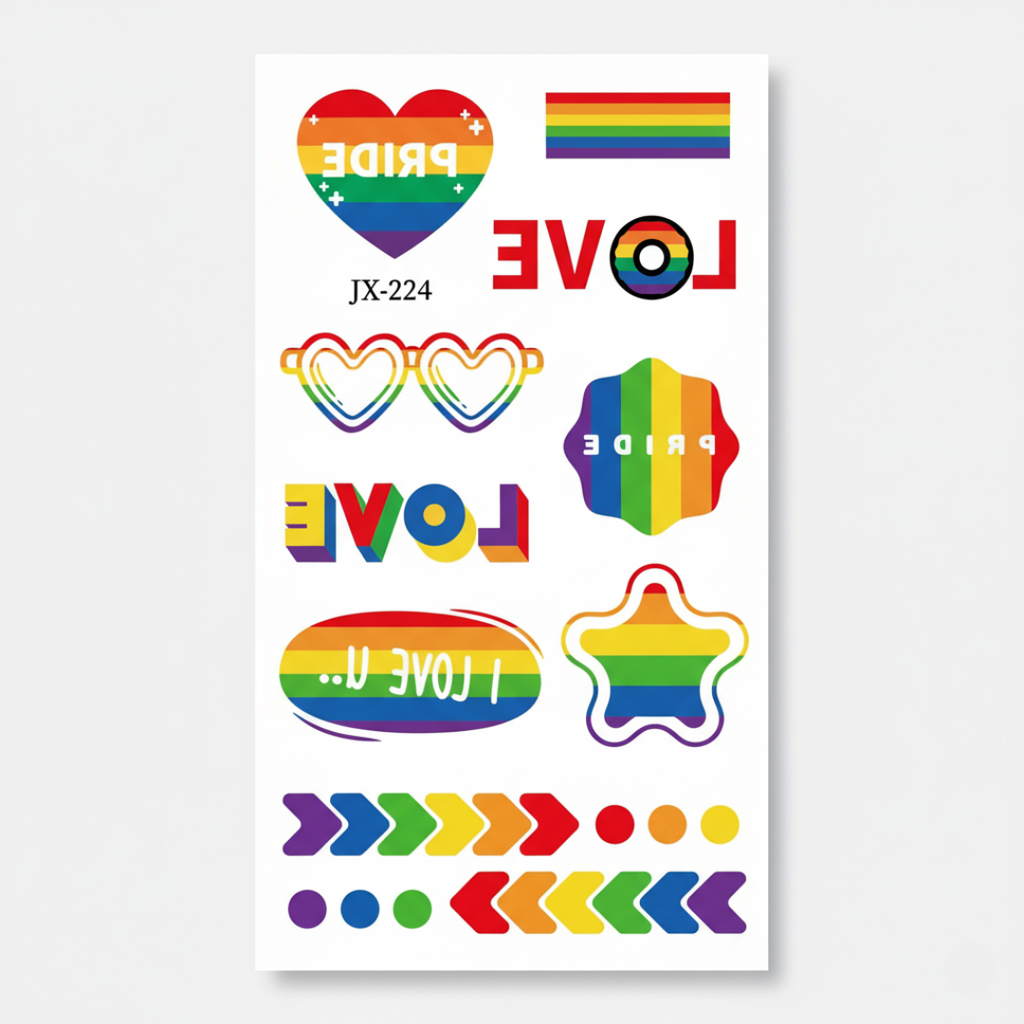 Temporary Tattoo Sticker Set