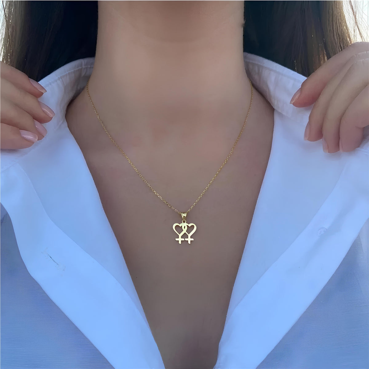 Twin Flames Pendant