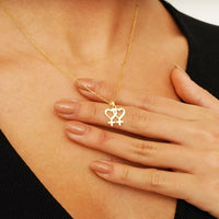 Twin Flames Pendant