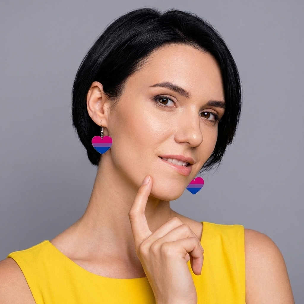 Bi Flag Earrings