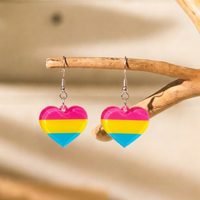 Pansexual Flag Earrings